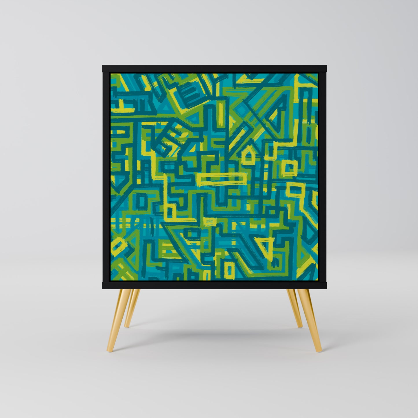 Credenza NOSTALGIC MEMORIES a 1 anta con finitura nera