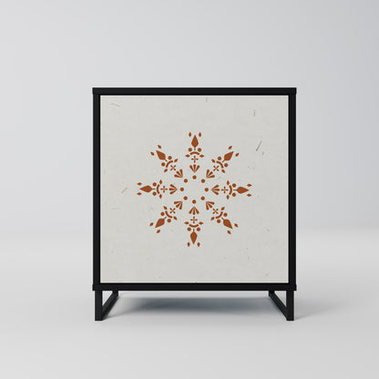 Credenza DAILY HARMONY a 1 anta con finitura nera