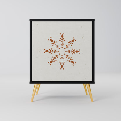 Credenza DAILY HARMONY a 1 anta con finitura nera