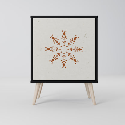 Credenza DAILY HARMONY a 1 anta con finitura nera