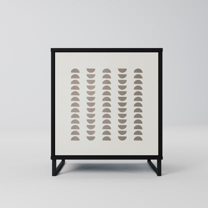 Credenza HARMONY ESSENCE a 1 anta con finitura nera