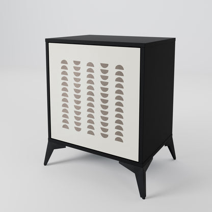 Credenza HARMONY ESSENCE a 1 anta con finitura nera