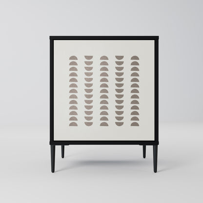 Credenza HARMONY ESSENCE a 1 anta con finitura nera