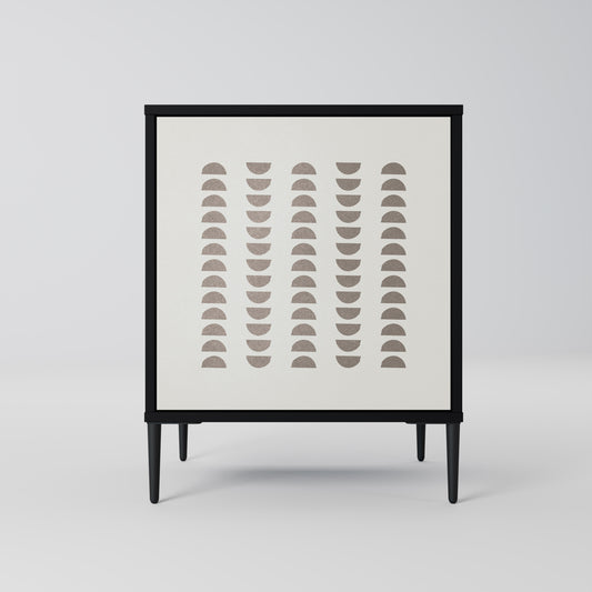 Credenza HARMONY ESSENCE a 1 anta con finitura nera