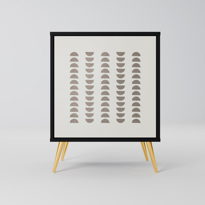 Credenza HARMONY ESSENCE a 1 anta con finitura nera