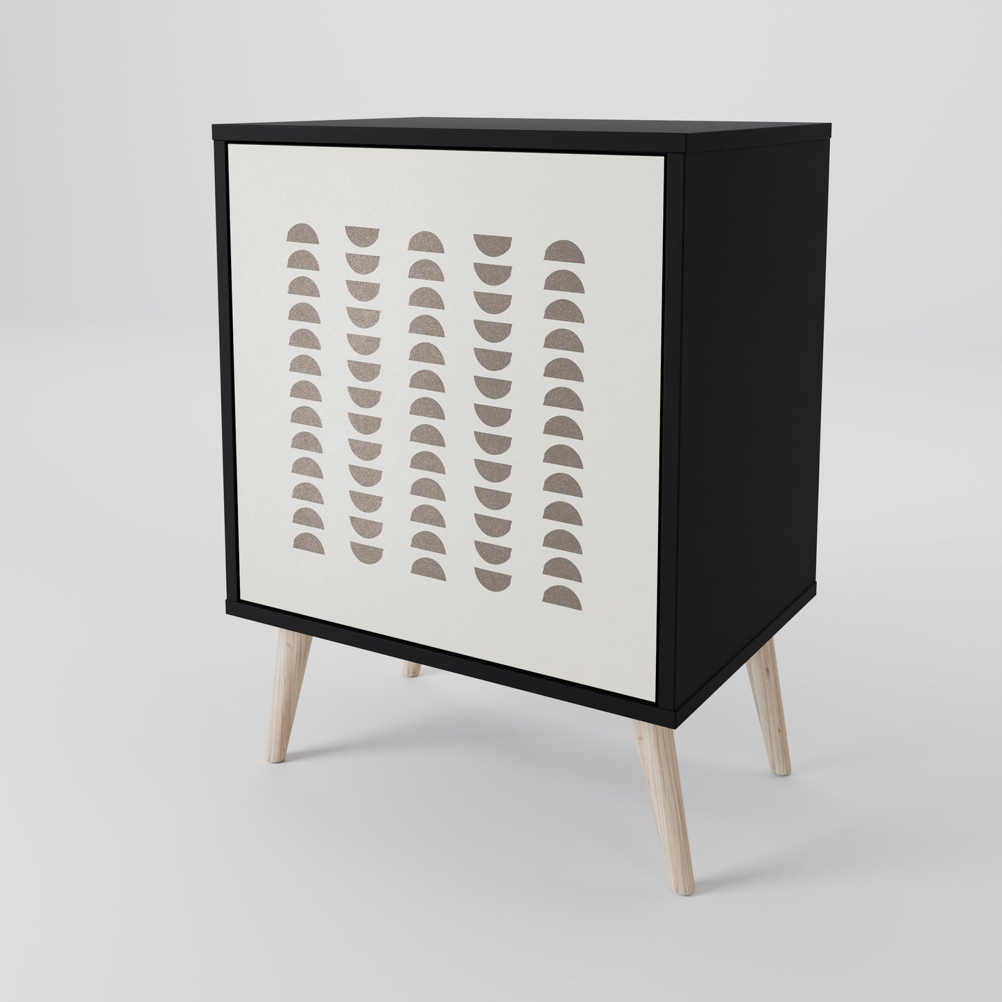 Credenza HARMONY ESSENCE a 1 anta con finitura nera