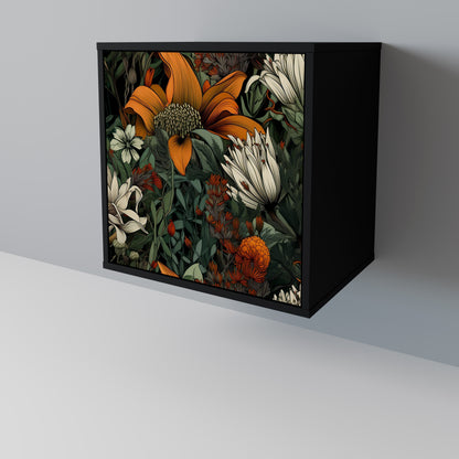 Credenza MIDNIGHT SPROUT a 1 anta con finitura nera