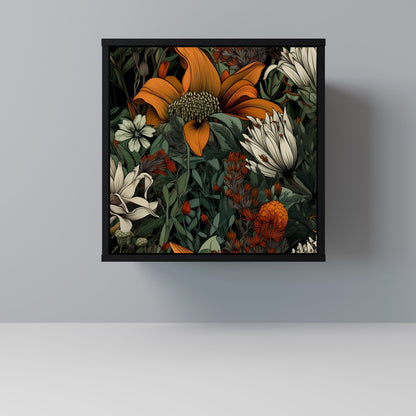 Credenza MIDNIGHT SPROUT a 1 anta con finitura nera