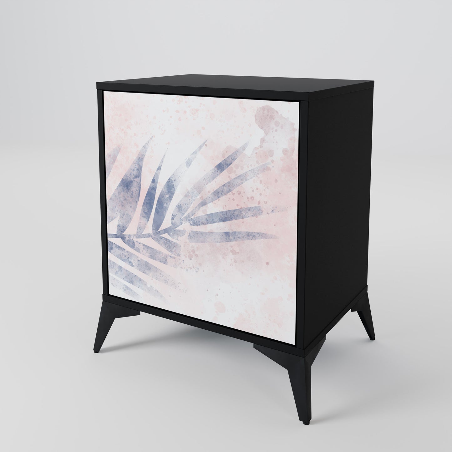 Credenza TIMELESS FLOAT a 1 anta con finitura nera