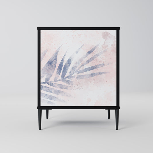 Credenza TIMELESS FLOAT a 1 anta con finitura nera