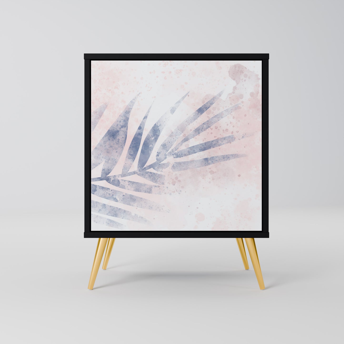 Credenza TIMELESS FLOAT a 1 anta con finitura nera