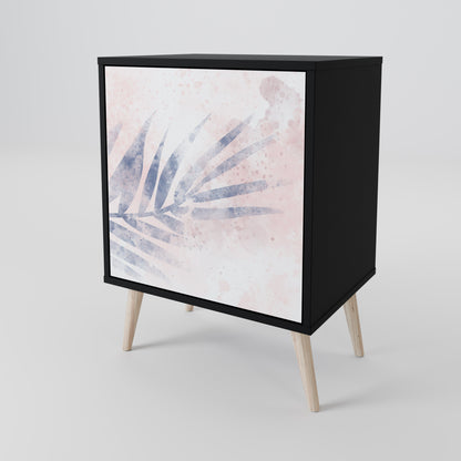 Credenza TIMELESS FLOAT a 1 anta con finitura nera