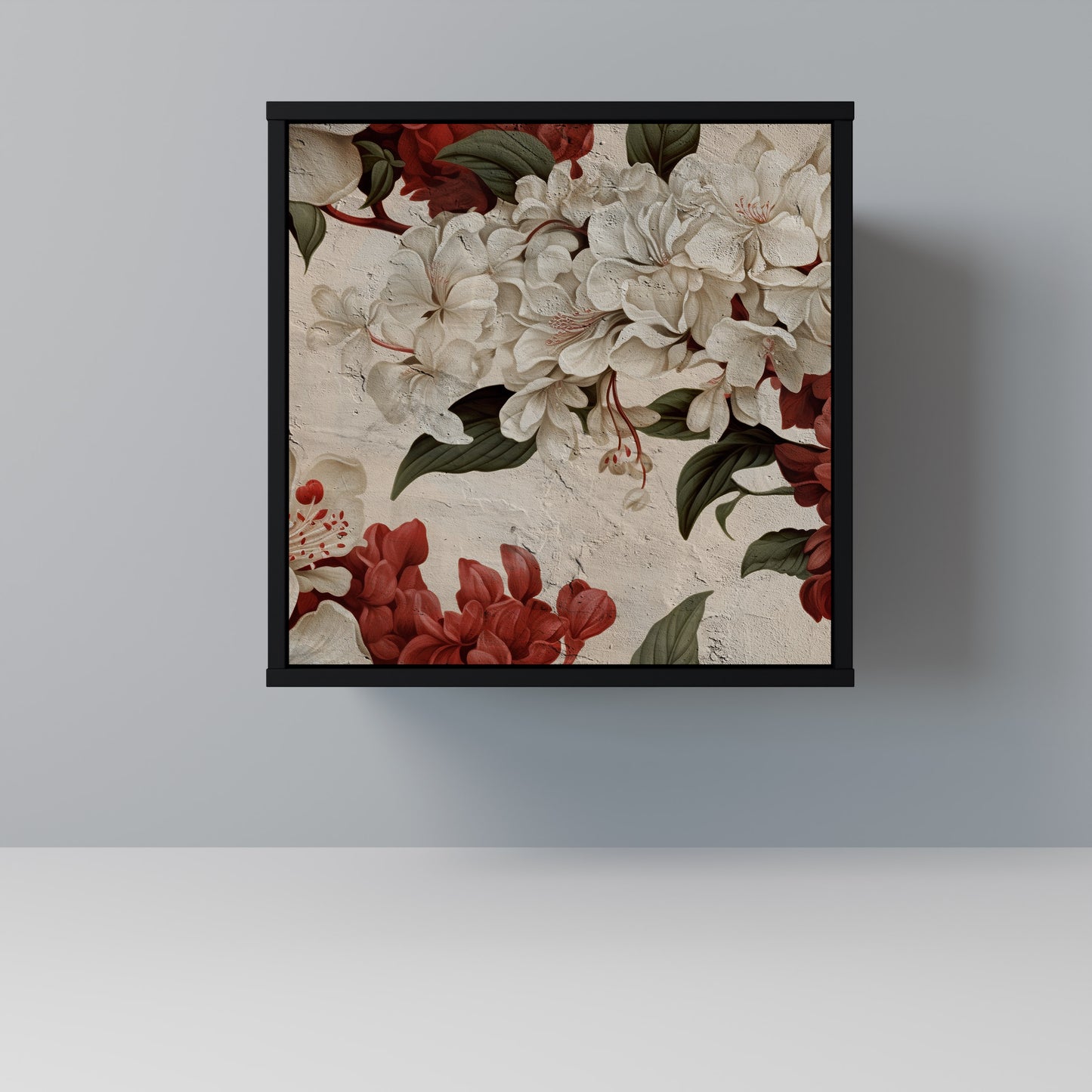 EPHEMERAL DAYS 1-Door Sideboard in Black Finish