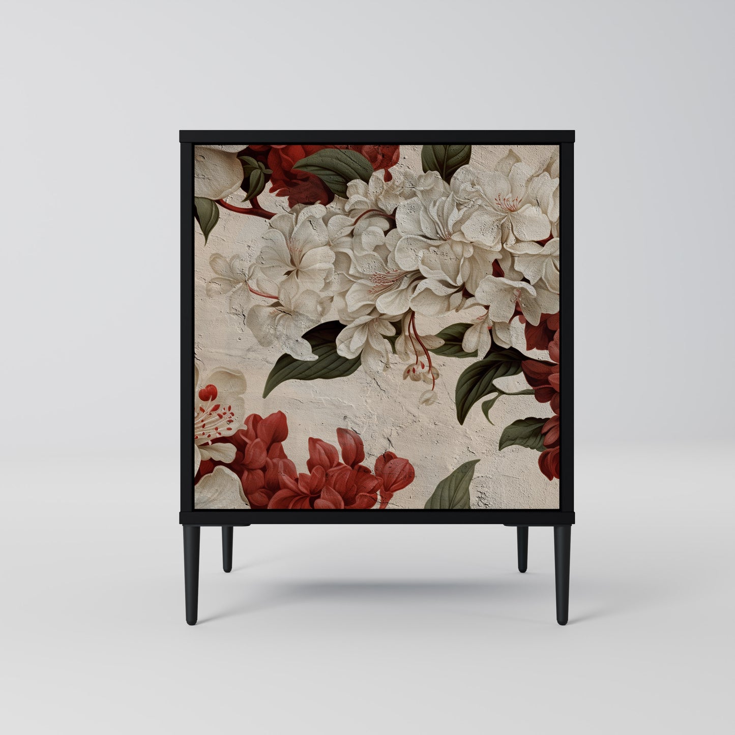 EPHEMERAL DAYS 1-Door Sideboard in Black Finish