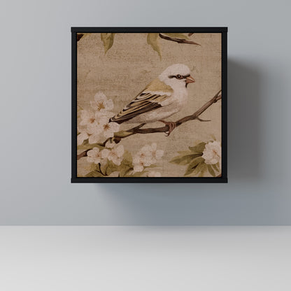 PETAL DISTINGUISH 1-Door Sideboard in Black Finish