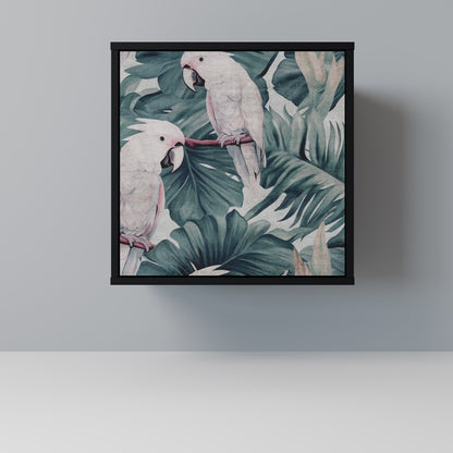 Credenza POPINJAY LOOK a 1 anta con finitura nera