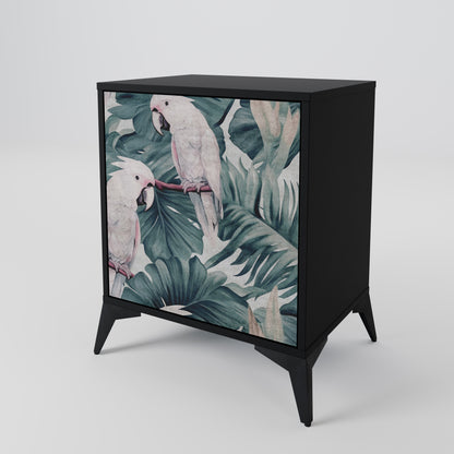 Credenza POPINJAY LOOK a 1 anta con finitura nera