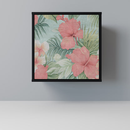 Credenza HAWAIIAN SPIRIT a 1 anta con finitura nera