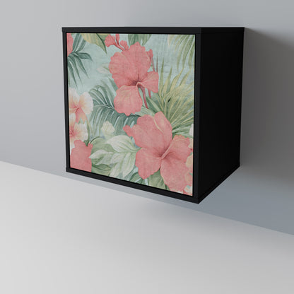 Credenza HAWAIIAN SPIRIT a 1 anta con finitura nera