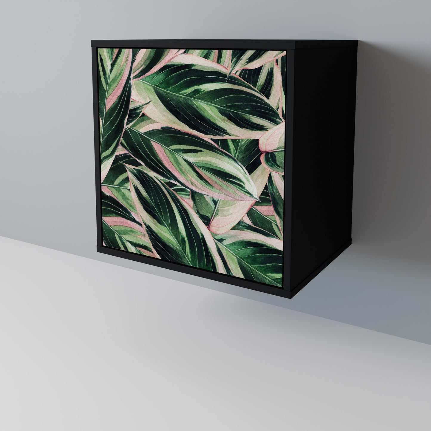 Credenza EERIE STROMANTHE a 1 anta con finitura nera