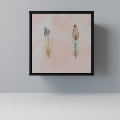 Credenza THE DELIQUESCE a 1 anta con finitura nera