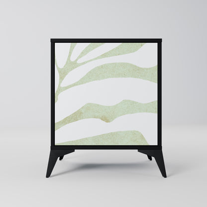 Credenza BOTANICAL SPARK a 1 anta con finitura nera