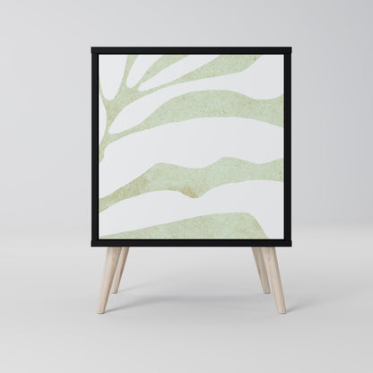 Credenza BOTANICAL SPARK a 1 anta con finitura nera