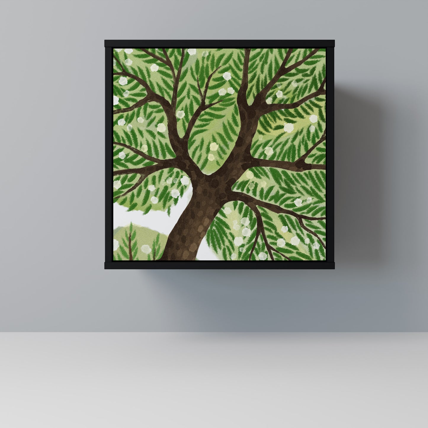 Credenza WILDERNESS DASH a 1 anta con finitura nera