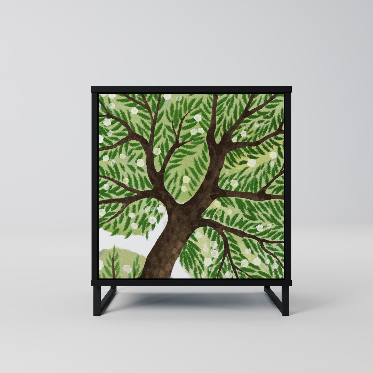 Credenza WILDERNESS DASH a 1 anta con finitura nera