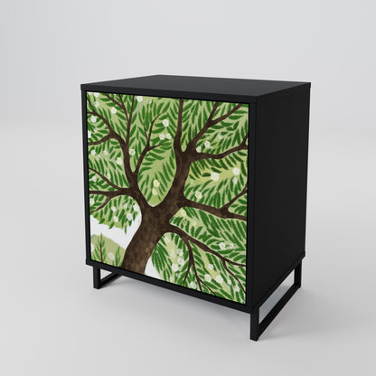 Credenza WILDERNESS DASH a 1 anta con finitura nera