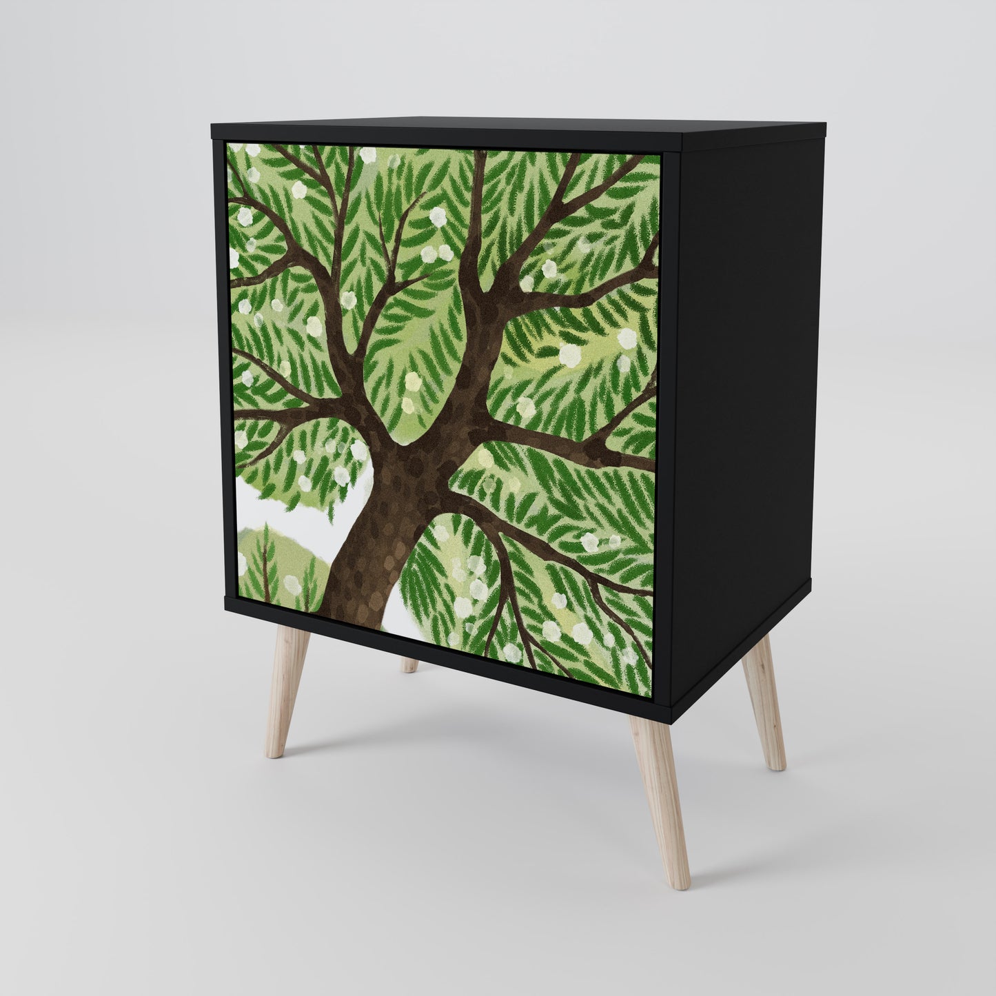 Credenza WILDERNESS DASH a 1 anta con finitura nera