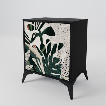 Credenza VERDURE FORMATION a 1 anta con finitura nera