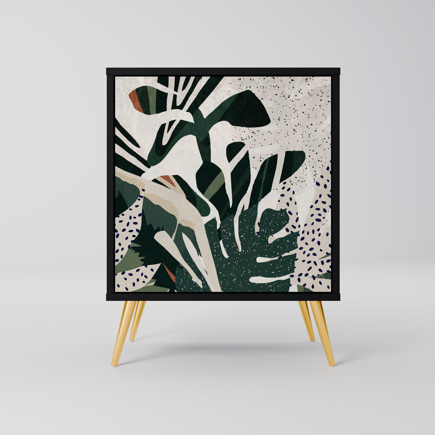 Credenza VERDURE FORMATION a 1 anta con finitura nera