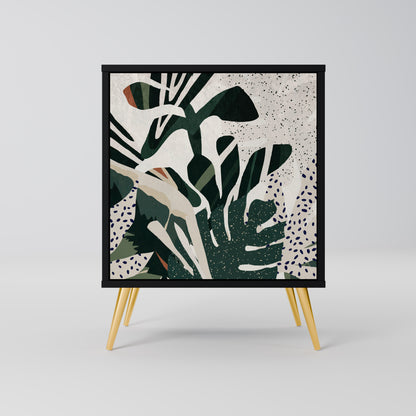 Credenza VERDURE FORMATION a 1 anta con finitura nera