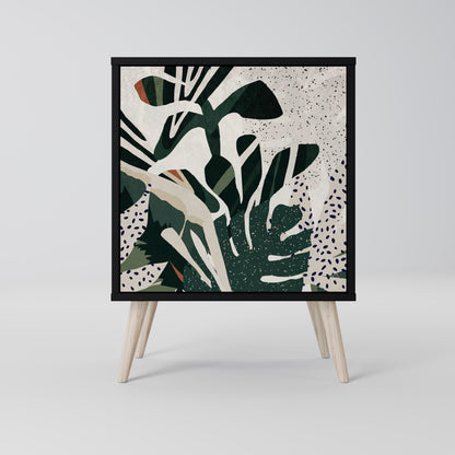 Credenza VERDURE FORMATION a 1 anta con finitura nera