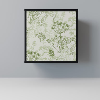 FENNEL BALDACHIN 1-Door Sideboard in Black Finish