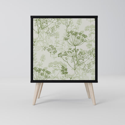 FENNEL BALDACHIN 1-Door Sideboard in Black Finish