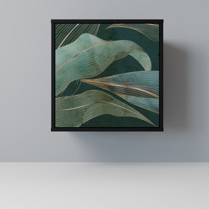 ROYAL GREEN 1-Door Sideboard in Black Finish