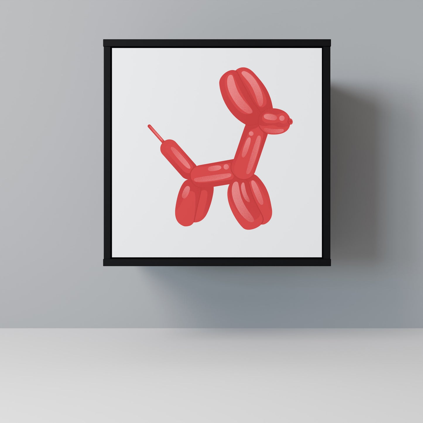 Credenza a 1 anta CHILDHOOD MEMORY con finitura nera