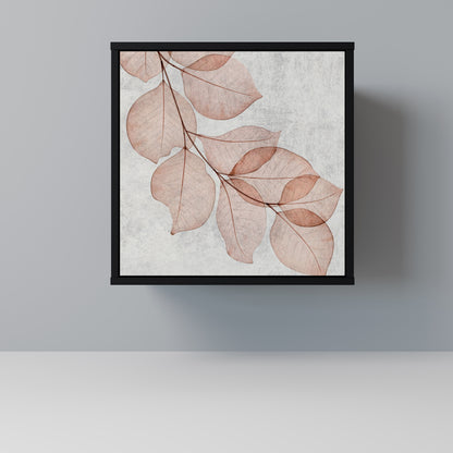 AUTUMN FRAGILITY 1-Door Sideboard in Black Finish