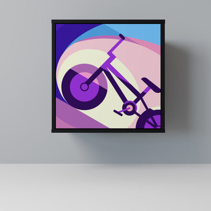 BIKE DREAMS 1-Door Sideboard in Black Finish