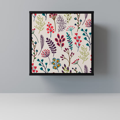 AUTUMN SUNDRIES 1-Door Sideboard in Black Finish