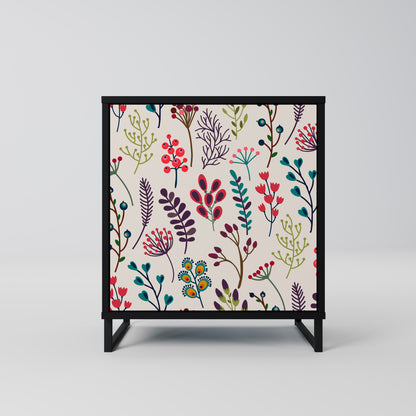 Credenza AUTUMN SUNDRIES a 1 anta con finitura nera