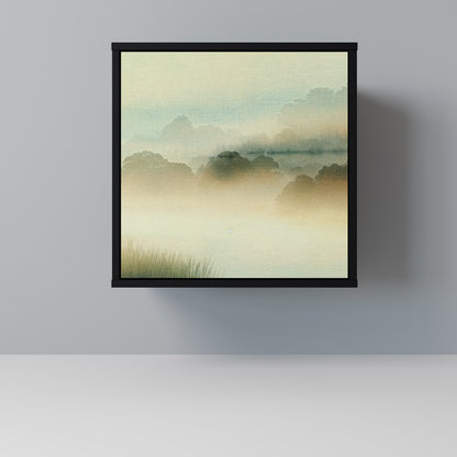 Credenza MORNING BY THE LAKE a 1 anta con finitura nera