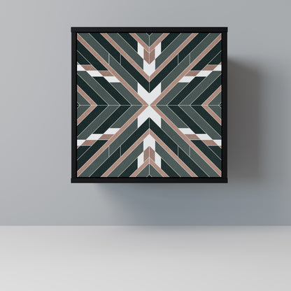 DIMENSION DELIGHTS 1-Door Sideboard in Black Finish