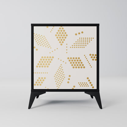 Credenza SPOTTED DAZE a 1 anta con finitura nera