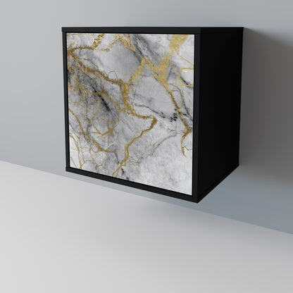 Credenza TIMELESS GLIDE a 1 anta con finitura nera