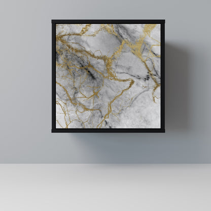 TIMELESS GLIDE 1-Door Sideboard in Black Finish