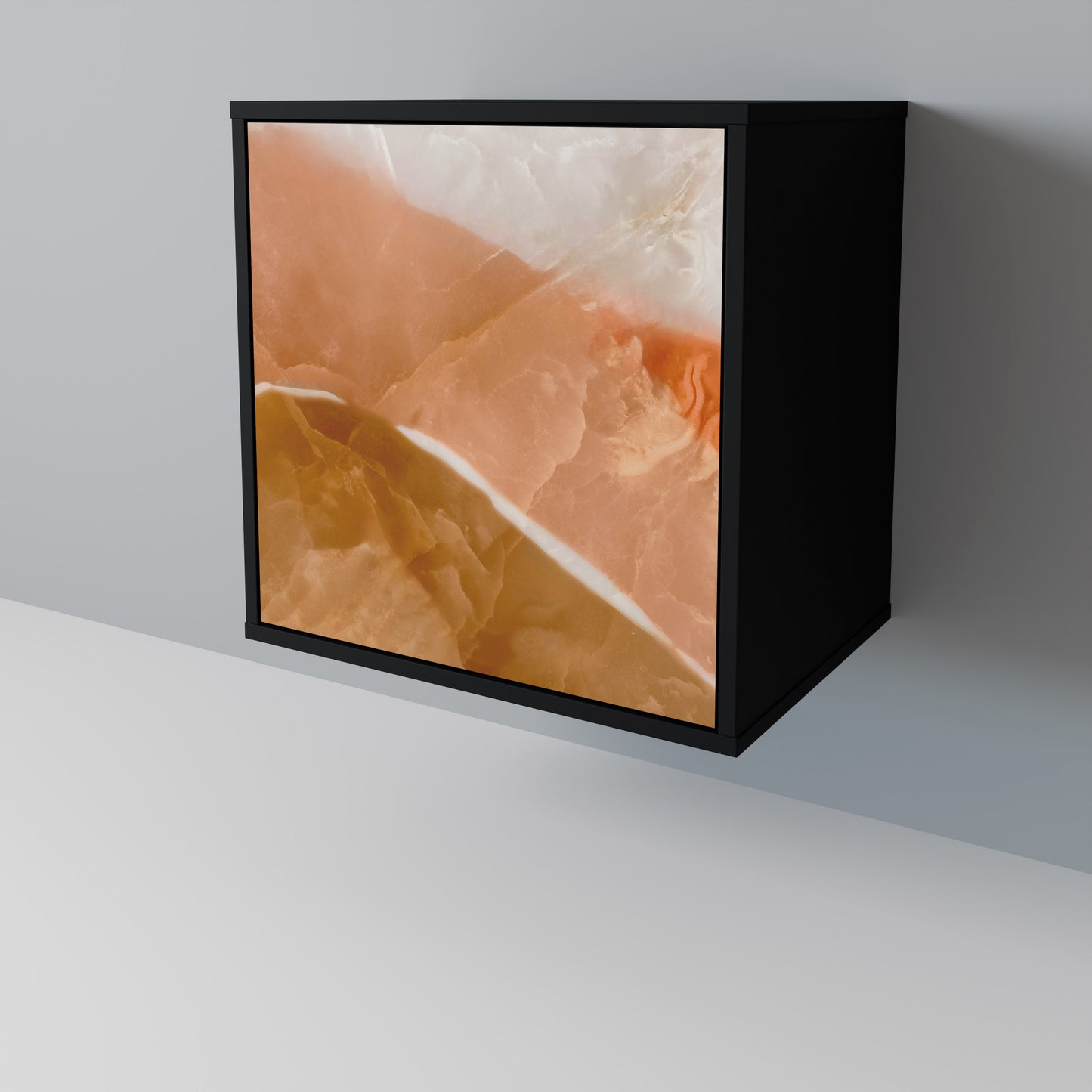 Credenza a 1 anta SANDHILLS SPLENDOUR con finitura nera