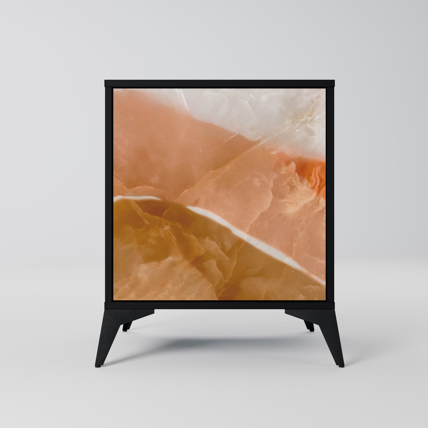 Credenza a 1 anta SANDHILLS SPLENDOUR con finitura nera